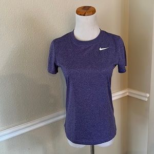 Women’s Dri-Fit Nike Tee Heathered Purple Size XS